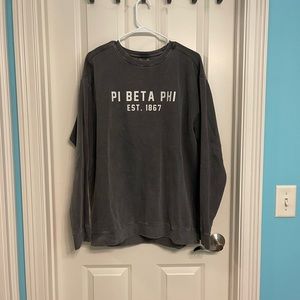 Pi Beta Phi comfort colors sweatshirt
